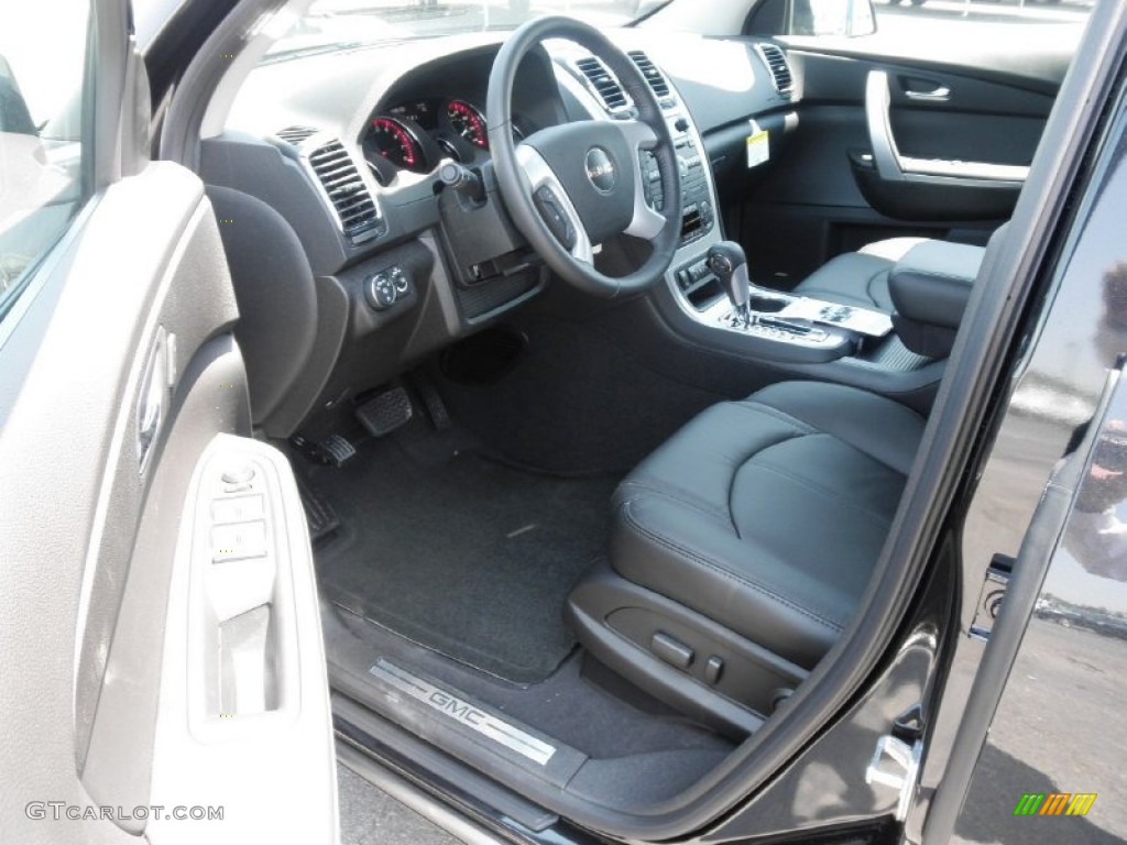 2011 Acadia SLT - Carbon Black Metallic / Light Titanium photo #5