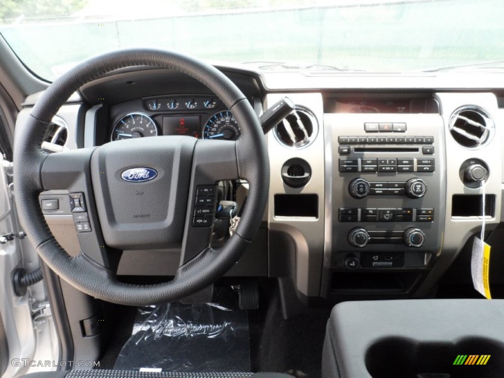 2011 Ford F150 XLT SuperCrew Steel Gray Dashboard Photo #50224710