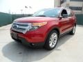 2011 Red Candy Metallic Ford Explorer XLT  photo #7