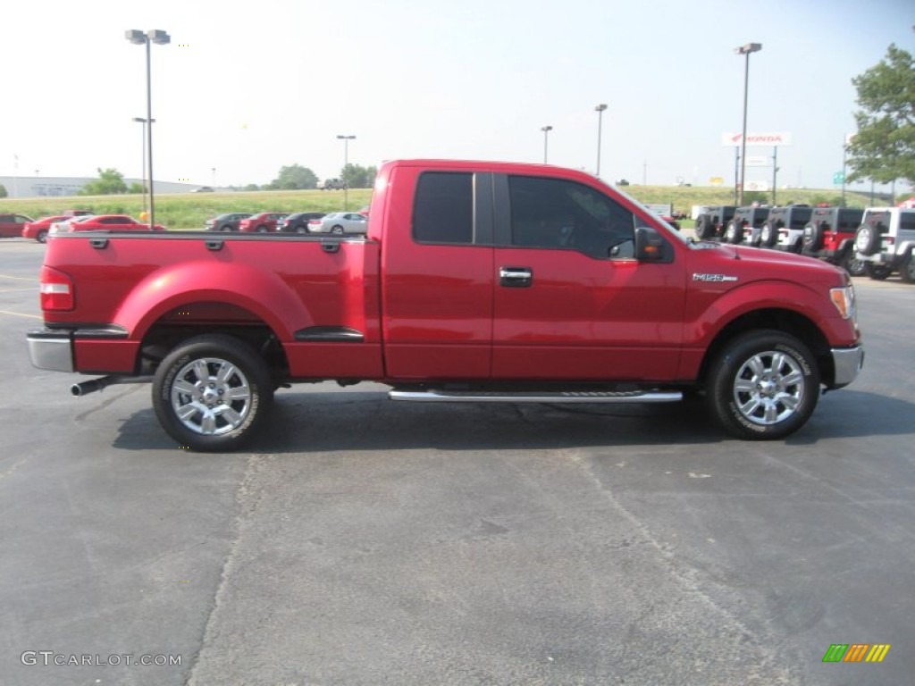 Razor Red Metallic 2009 Ford F150 XLT SuperCab Exterior Photo #50225433