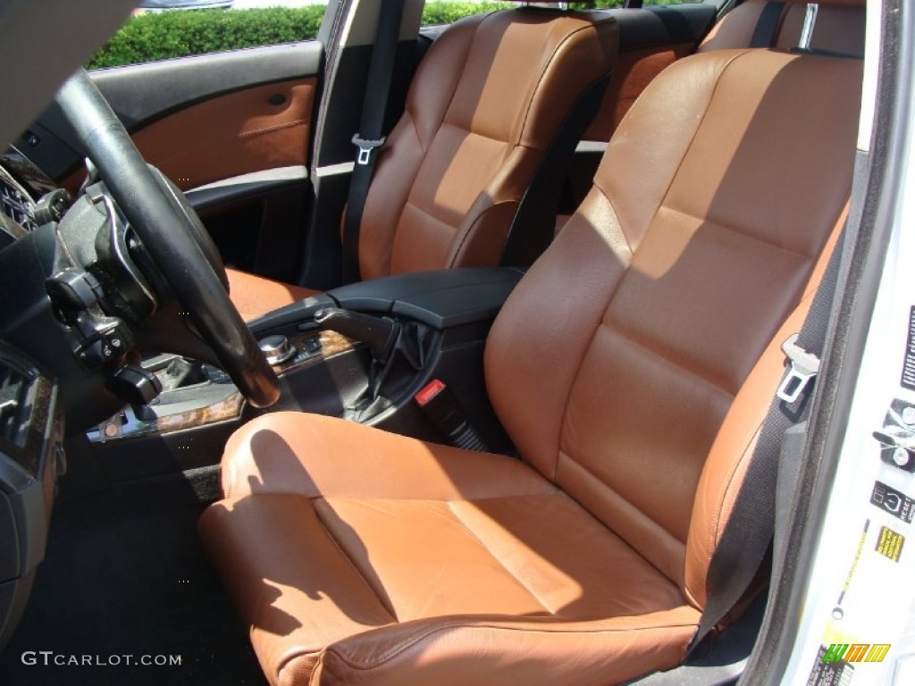 Auburn Dakota Leather Interior 2006 BMW 5 Series 550i Sedan Photo #50226645