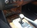 2006 BMW 5 Series Auburn Dakota Leather Interior Transmission Photo