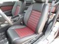 Lava Red/Charcoal Black 2012 Ford Mustang GT Premium Coupe Interior Color