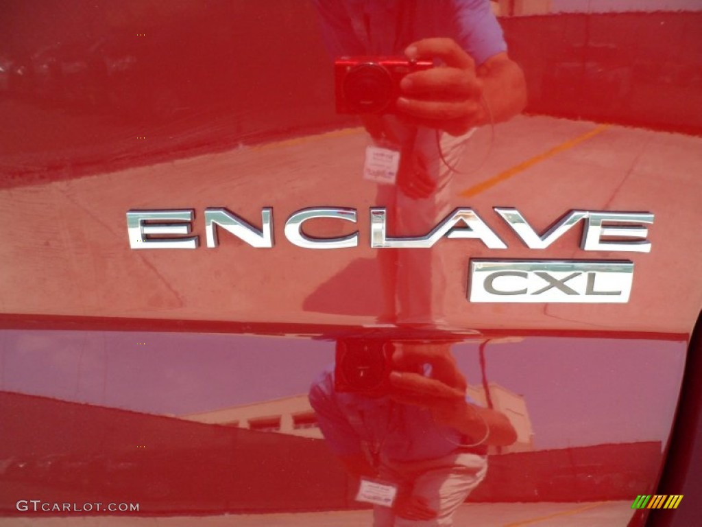 2010 Enclave CXL AWD - Red Jewel Tintcoat / Cashmere/Cocoa photo #21
