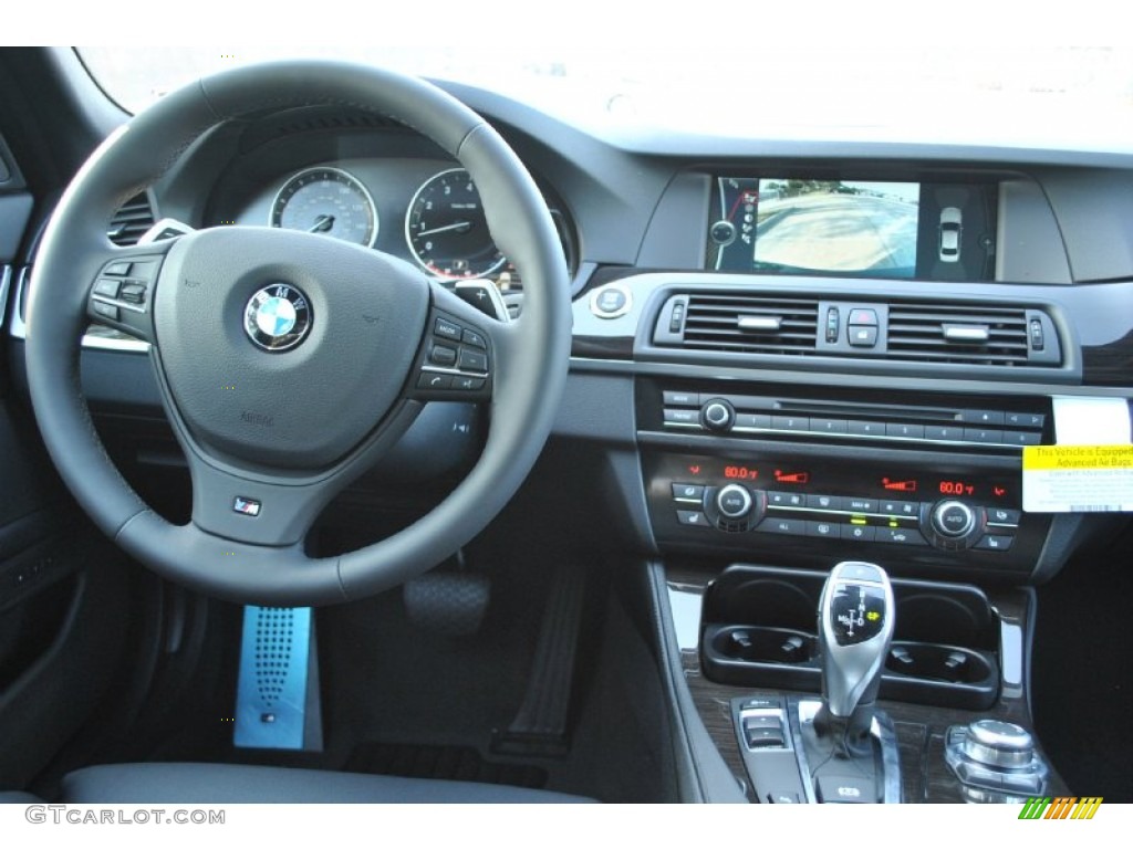 2011 BMW 5 Series 535i Sedan Black Dashboard Photo #50227776