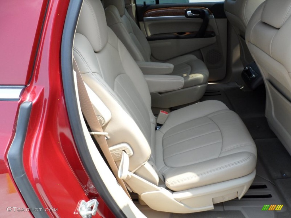 2010 Enclave CXL AWD - Red Jewel Tintcoat / Cashmere/Cocoa photo #30