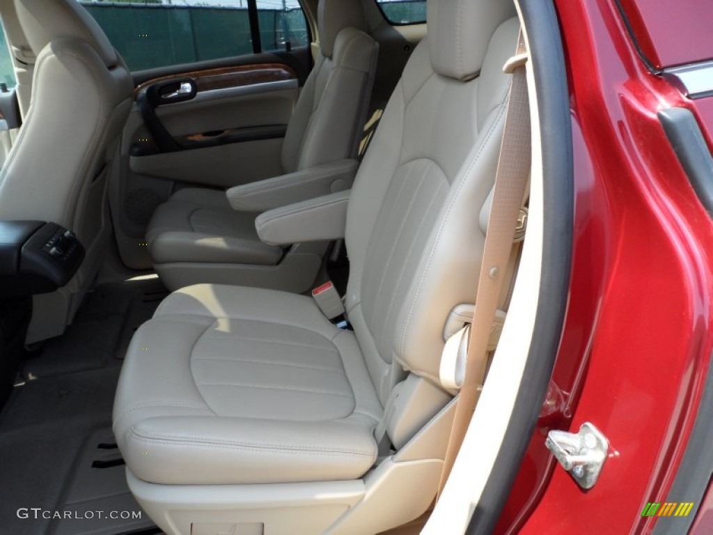 2010 Enclave CXL AWD - Red Jewel Tintcoat / Cashmere/Cocoa photo #36