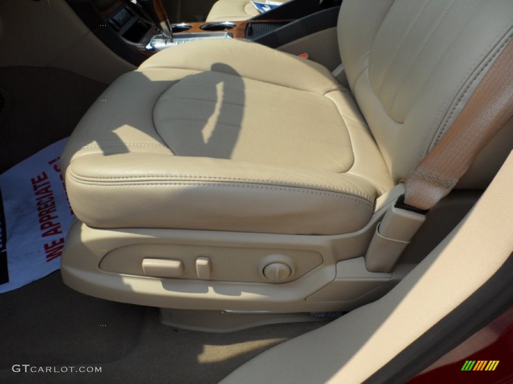 2010 Enclave CXL AWD - Red Jewel Tintcoat / Cashmere/Cocoa photo #40