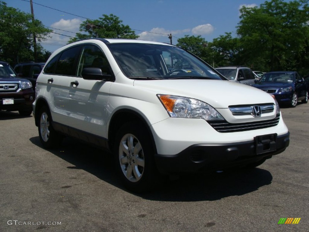 2008 CR-V EX 4WD - Taffeta White / Gray photo #6