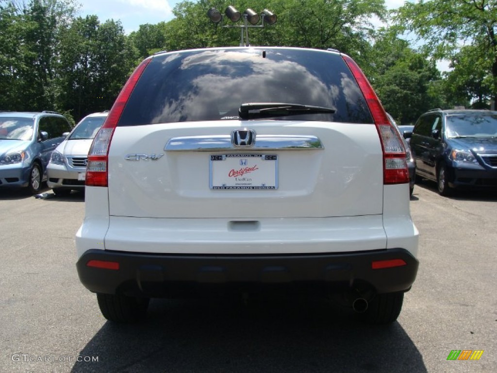 2008 CR-V EX 4WD - Taffeta White / Gray photo #9