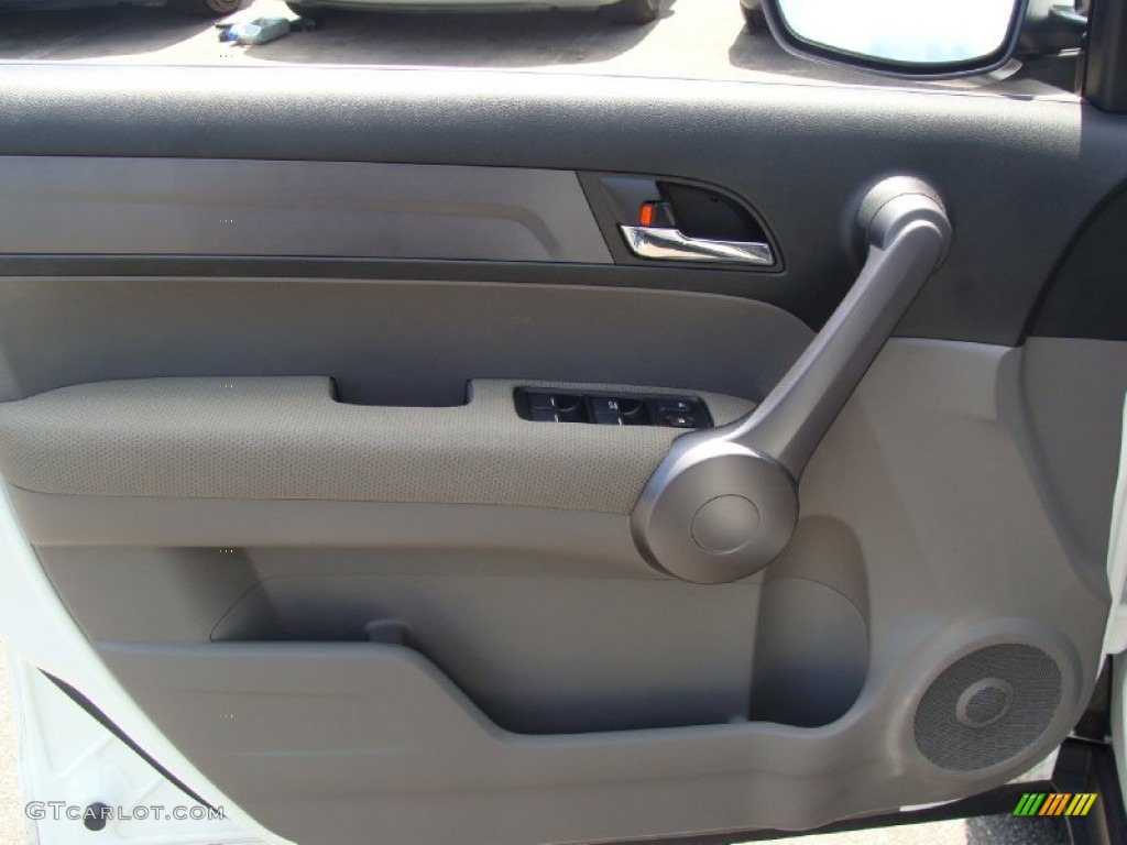 2008 CR-V EX 4WD - Taffeta White / Gray photo #11