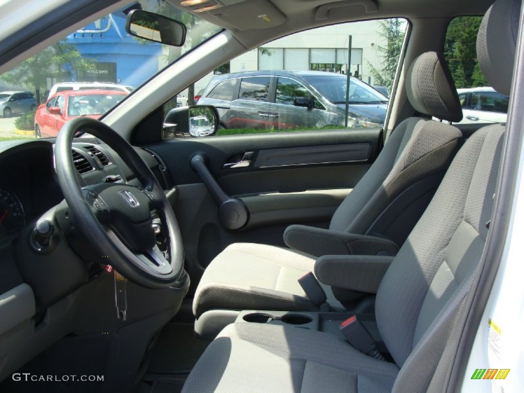 2008 CR-V EX 4WD - Taffeta White / Gray photo #14
