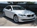 Alpine White 2011 BMW 5 Series 535i Sedan Exterior