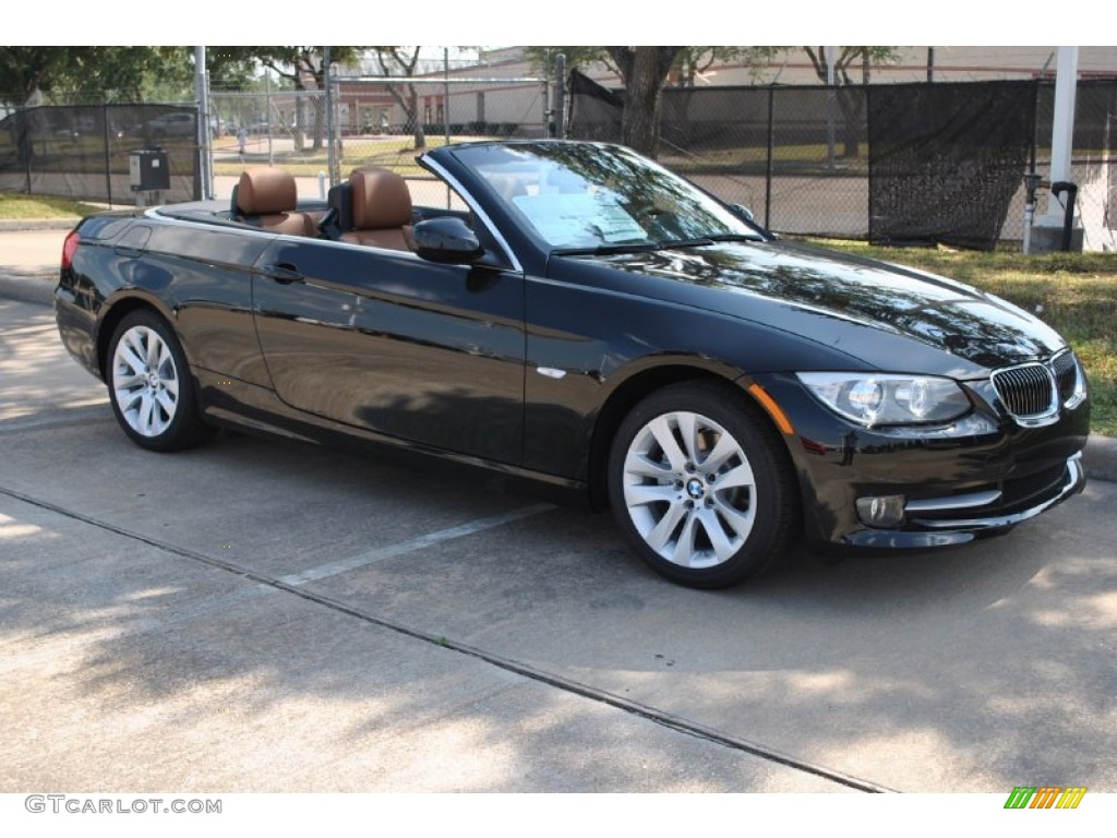 2011 3 Series 328i Convertible - Jet Black / Saddle Brown Dakota Leather photo #10