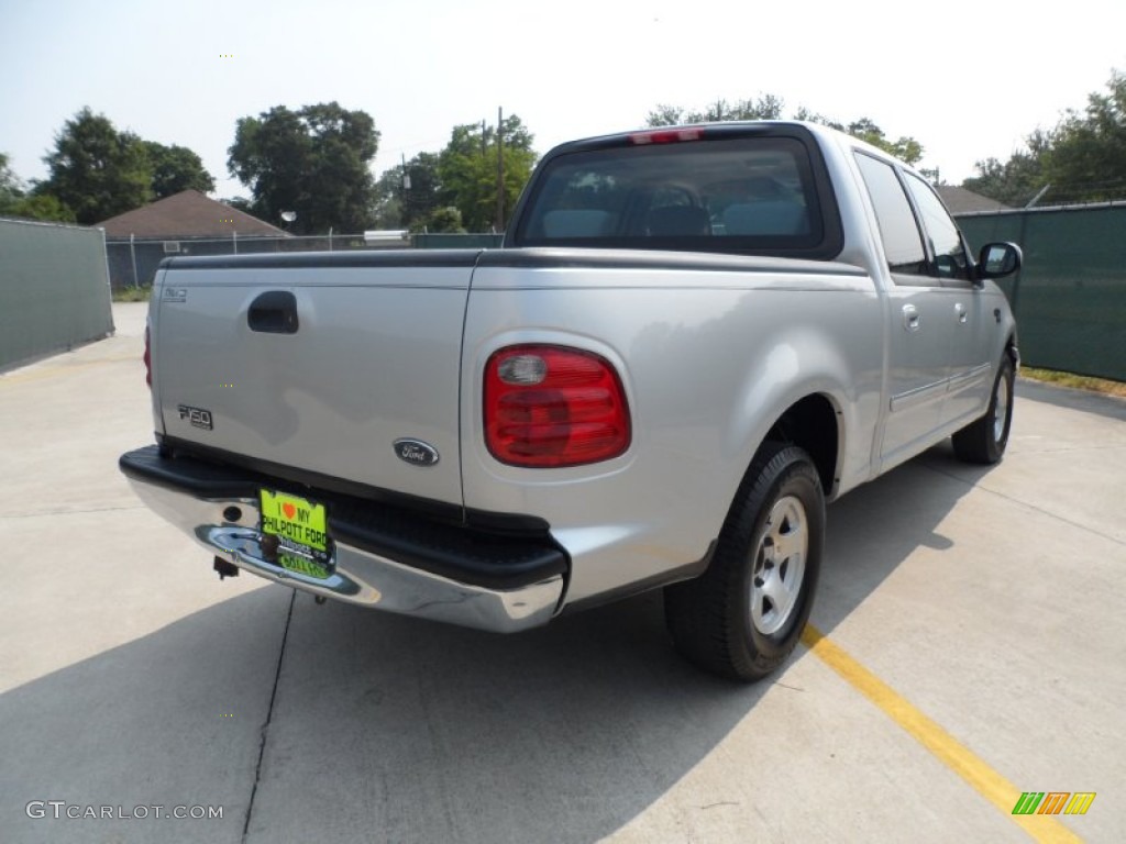 2003 F150 XLT SuperCrew - Silver Metallic / Medium Graphite Grey photo #3
