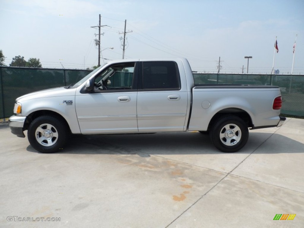 2003 F150 XLT SuperCrew - Silver Metallic / Medium Graphite Grey photo #6