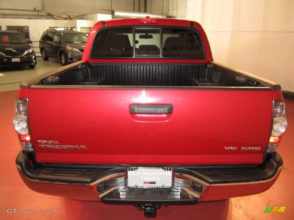 2009 Tacoma V6 SR5 Double Cab 4x4 - Barcelona Red Metallic / Graphite Gray photo #4