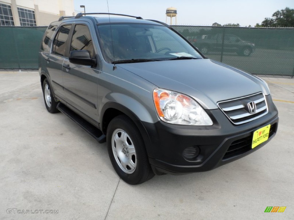 2005 CR-V LX - Satin Silver Metallic / Black photo #1