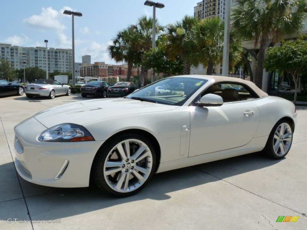Porcelain White 2010 Jaguar XK XKR Convertible Exterior Photo #50231569