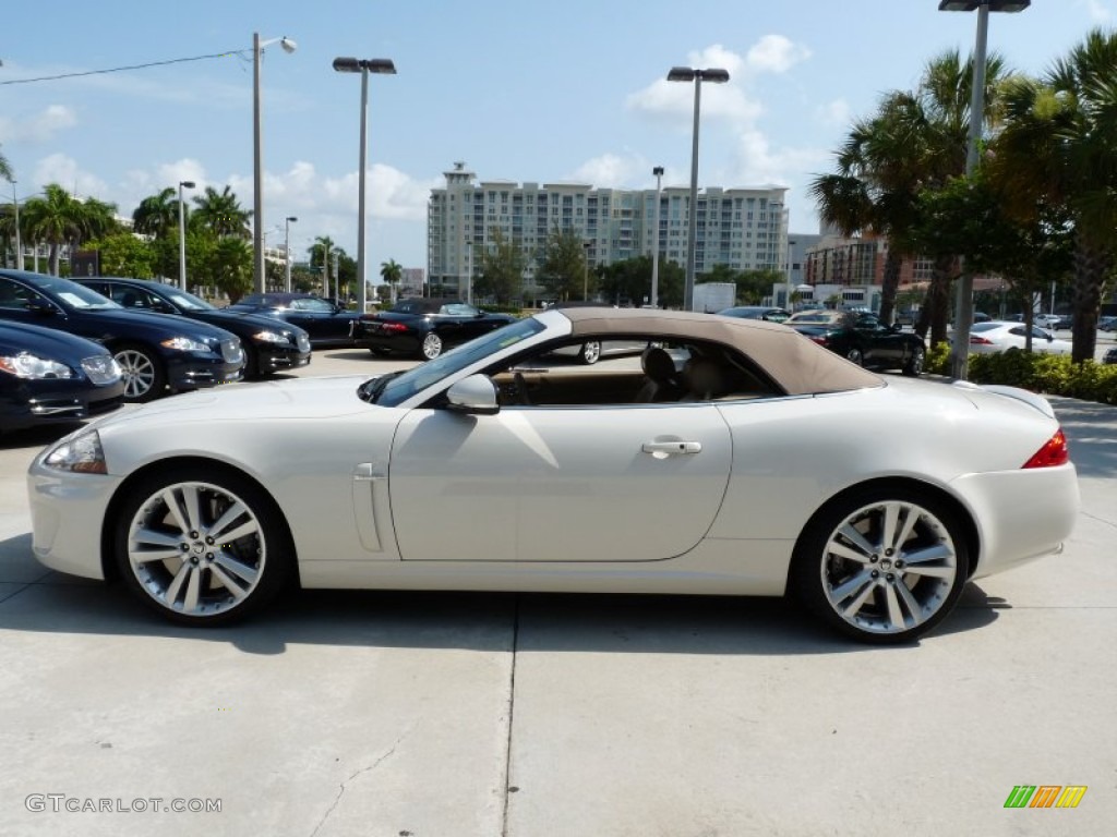 Porcelain White 2010 Jaguar XK XKR Convertible Exterior Photo #50231596