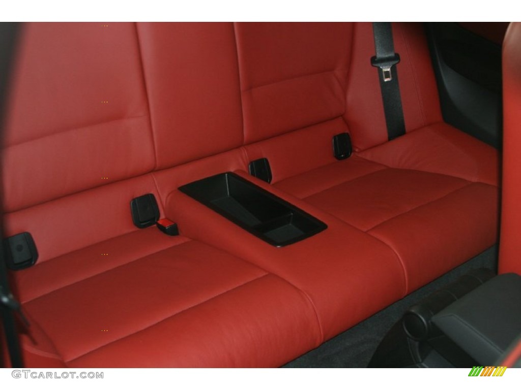 2008 1 Series 135i Coupe - Jet Black / Coral Red photo #23