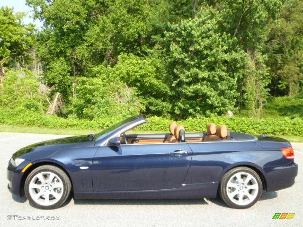 2008 3 Series 335i Convertible - Monaco Blue Metallic / Saddle Brown/Black photo #16