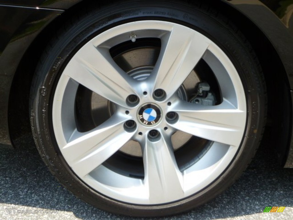 2007 3 Series 335i Coupe - Jet Black / Coral Red/Black photo #10
