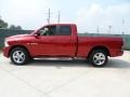 2009 Inferno Red Crystal Pearl Dodge Ram 1500 Sport Quad Cab 4x4  photo #6