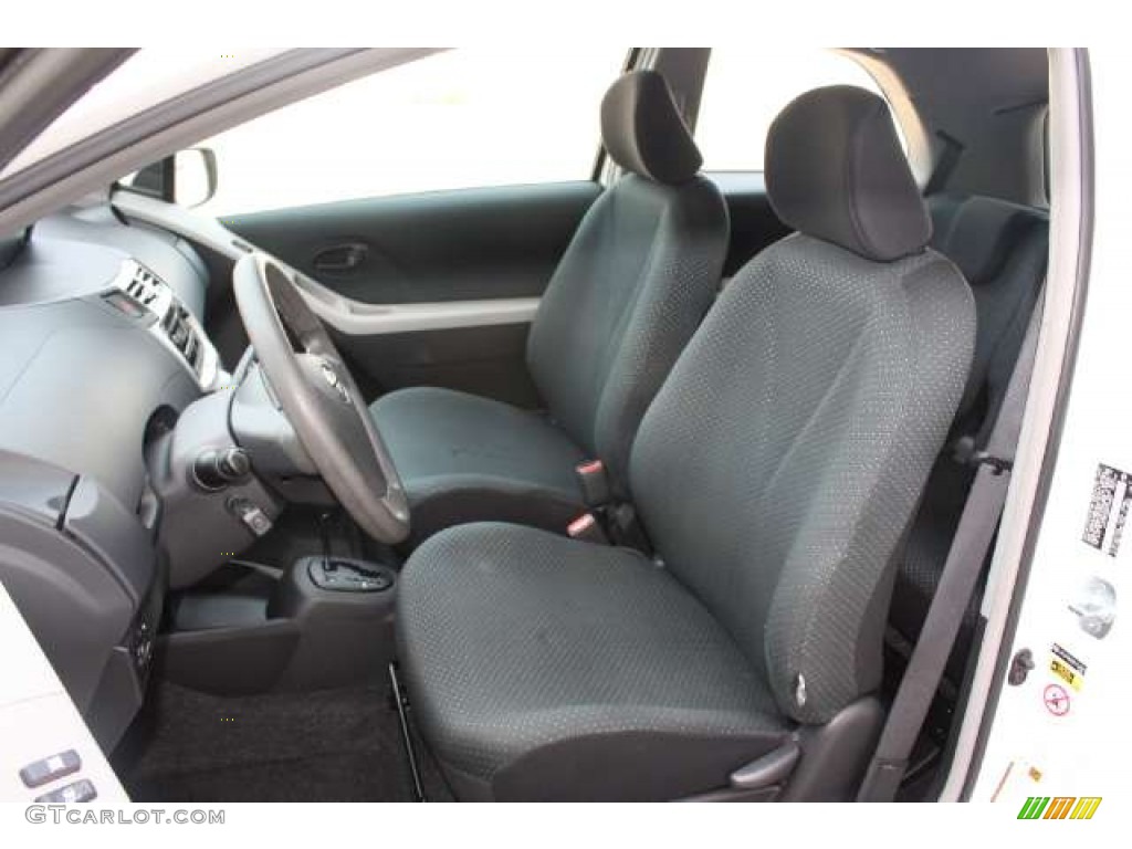 Dark Charcoal Interior 2008 Toyota Yaris 3 Door Liftback Photo #50234977
