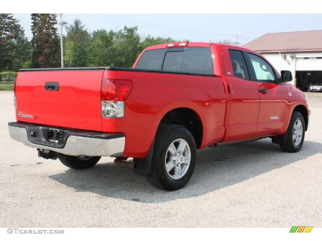 2007 Tundra SR5 Double Cab - Radiant Red / Graphite Gray photo #5