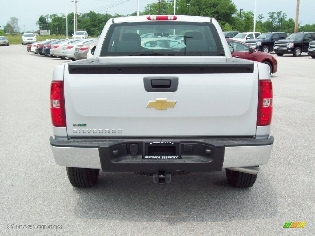 2011 Silverado 1500 Extended Cab 4x4 - Sheer Silver Metallic / Dark Titanium photo #16