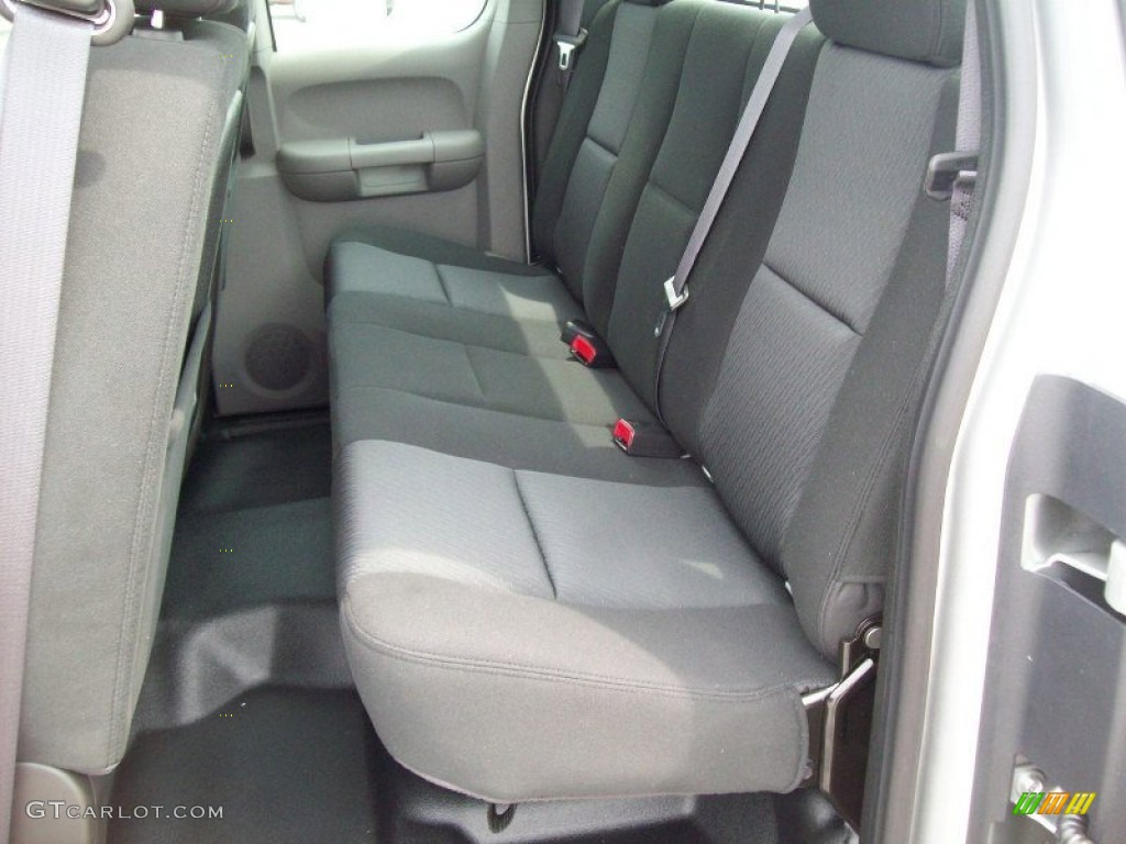 2011 Silverado 1500 Extended Cab 4x4 - Sheer Silver Metallic / Dark Titanium photo #18