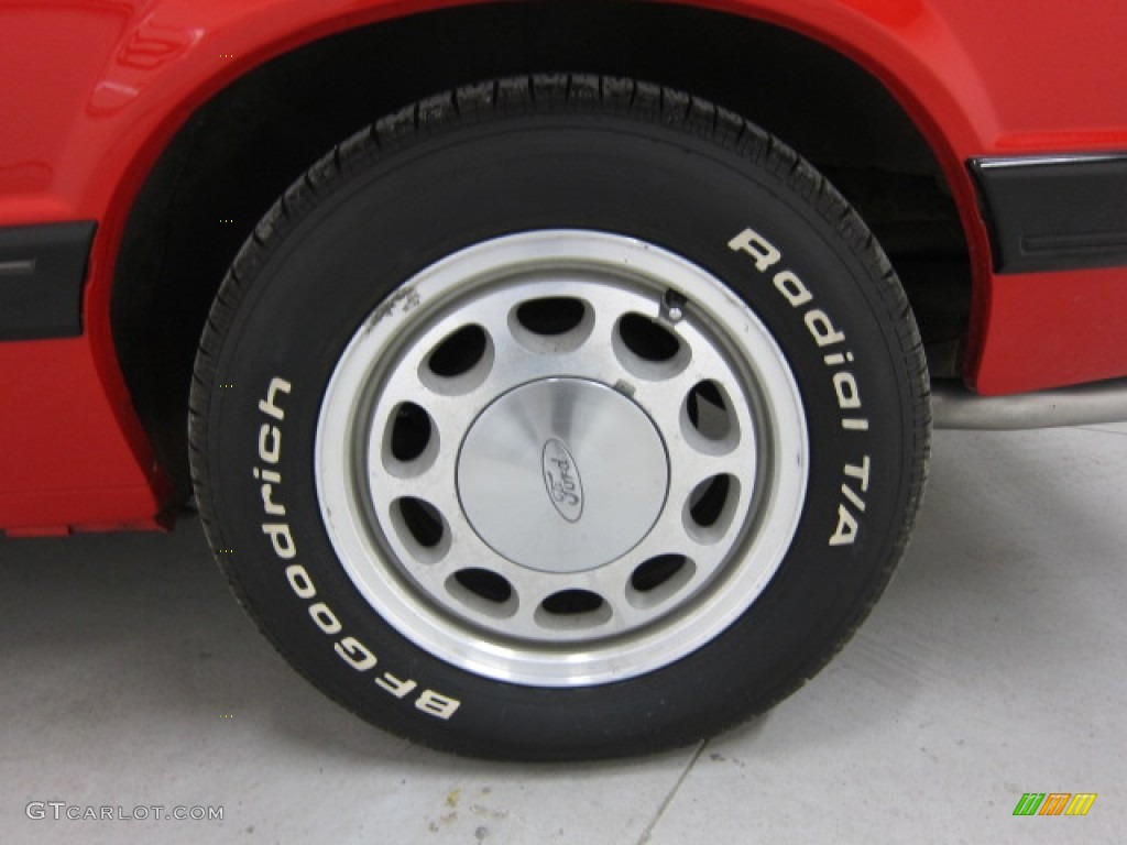 1986 Ford Mustang GT Convertible Wheel Photo #50236102