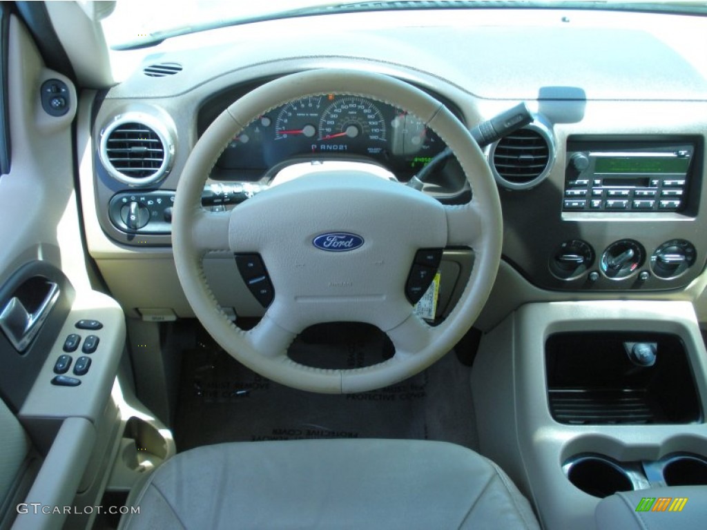 2004 Ford Expedition XLT Medium Parchment Dashboard Photo #50237506