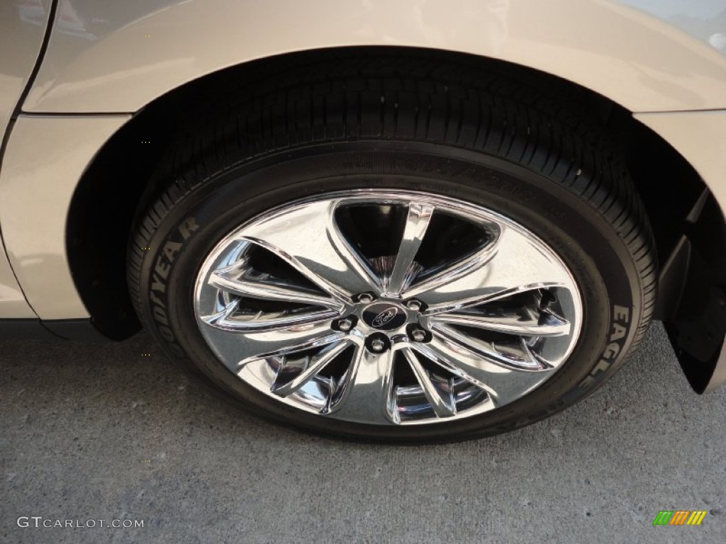 2010 Taurus Limited AWD - Gold Leaf Metallic / Light Stone photo #11