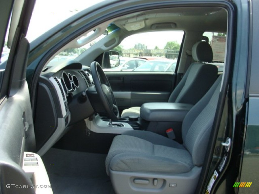 2008 Tundra SR5 TRD Double Cab 4x4 - Timberland Green Mica / Graphite Gray photo #7