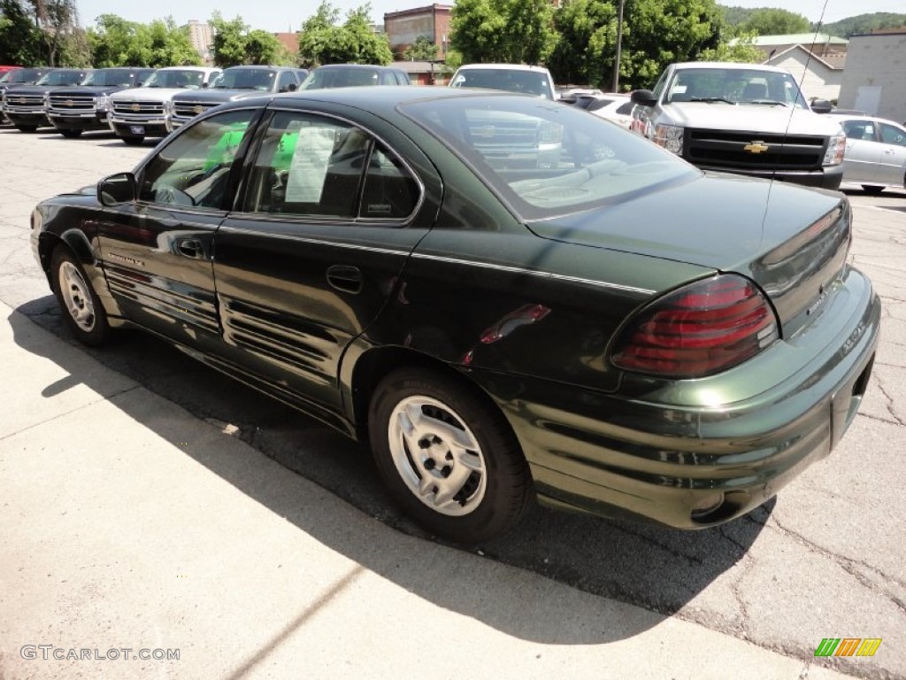 2000 Grand Am SE Sedan - Spruce Green Metallic / Dark Pewter photo #6