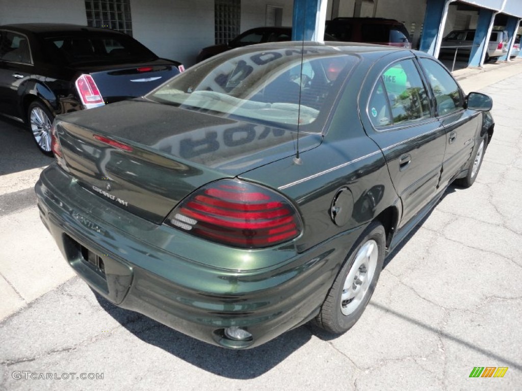 2000 Grand Am SE Sedan - Spruce Green Metallic / Dark Pewter photo #8