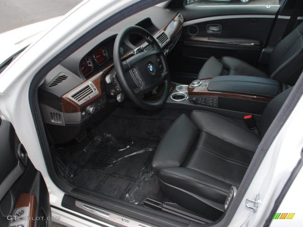 2008 7 Series 750Li Sedan - Alpine White / Black photo #7