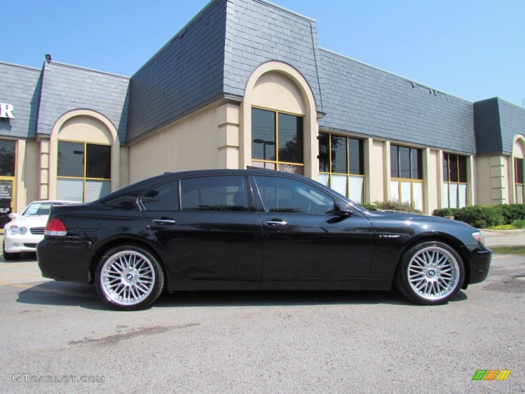 Jet Black 2008 BMW 7 Series 760Li Sedan Exterior Photo #50242408
