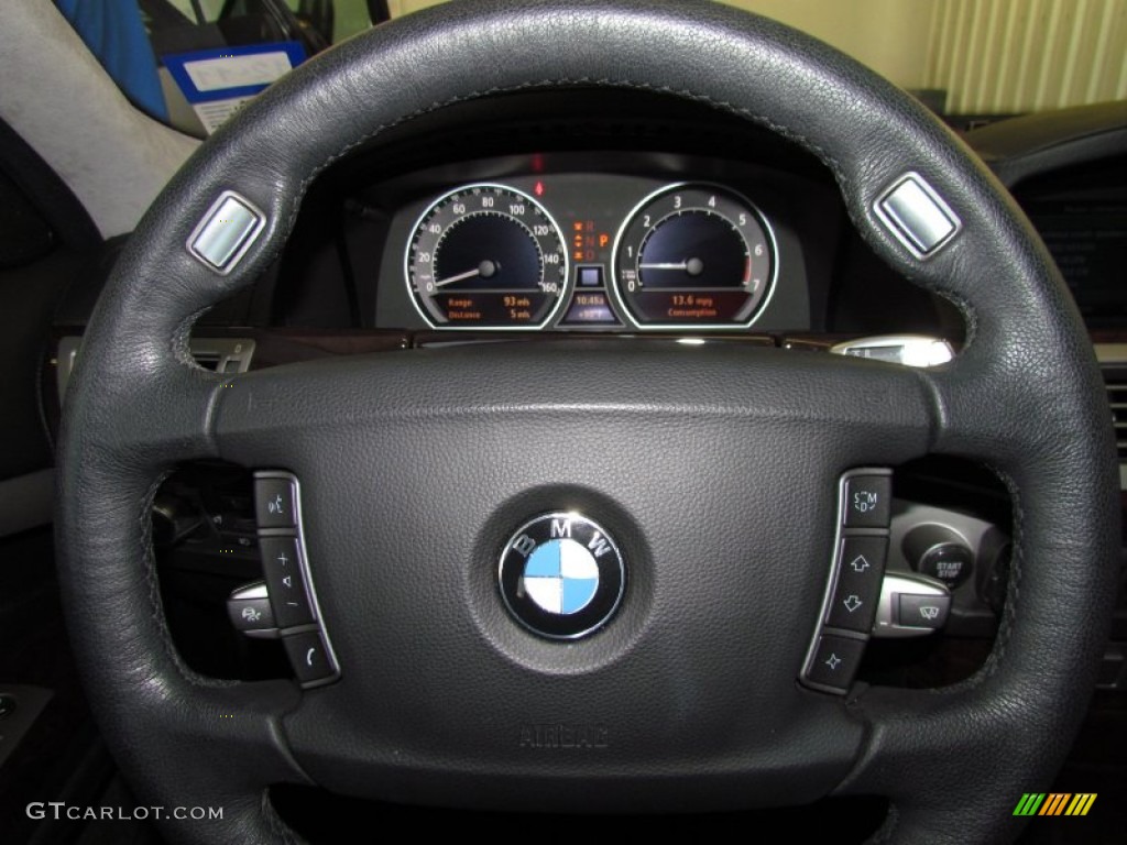 2008 BMW 7 Series 760Li Sedan Steering Wheel Photos