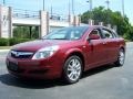2009 Red Jewel Tintcoat Saturn Aura XR  photo #1