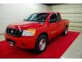 2009 Red Alert Nissan Titan XE King Cab  photo #3