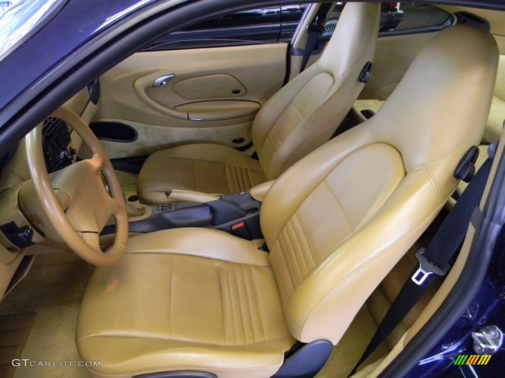 Savanna Beige Interior 1999 Porsche 911 Carrera Coupe Photo #50245519