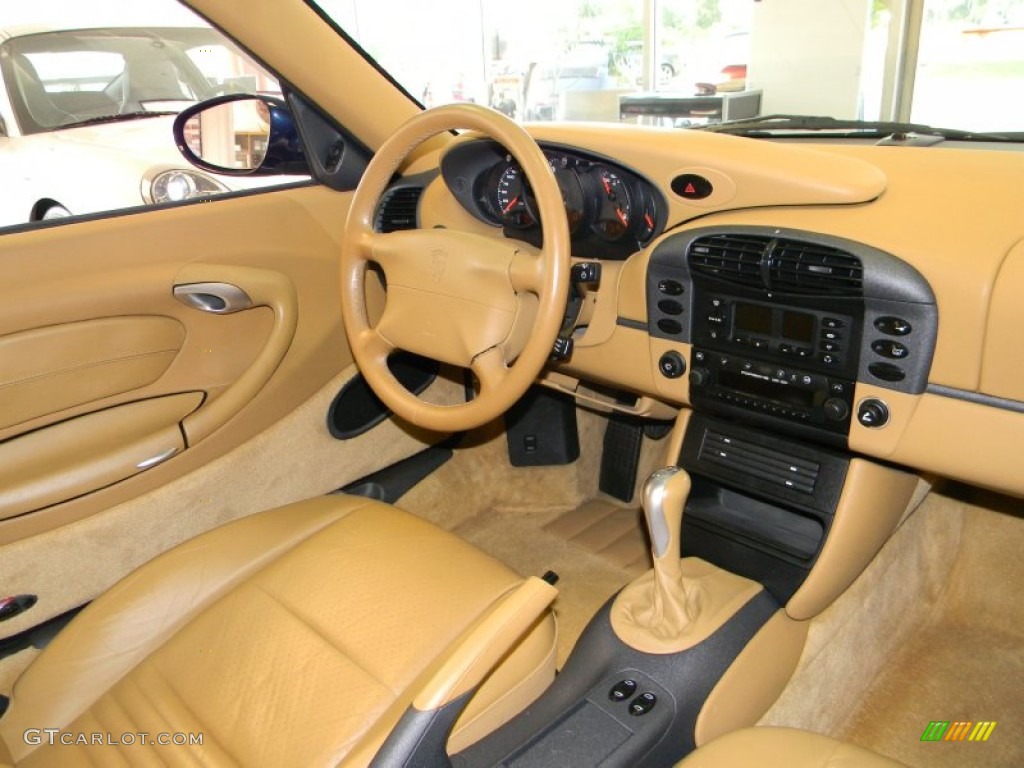 1999 911 Carrera Coupe - Ocean Blue Metallic / Savanna Beige photo #45