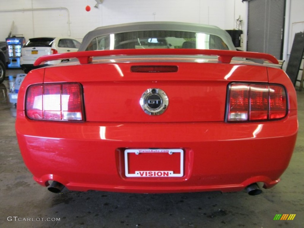 2005 Mustang GT Premium Convertible - Torch Red / Dark Charcoal photo #19
