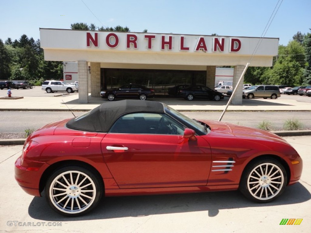 2006 Crossfire SE Roadster - Blaze Red Crystal Pearl / Dark Slate Gray photo #1