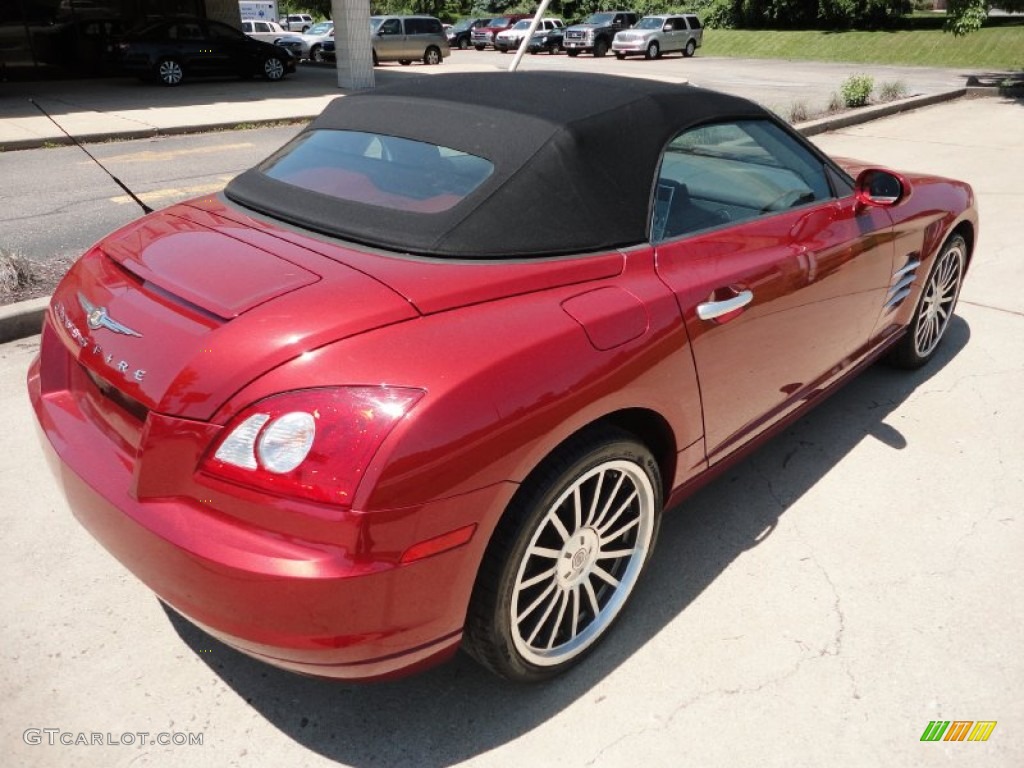 Blaze Red Crystal Pearl 2006 Chrysler Crossfire SE Roadster Exterior Photo #50247598