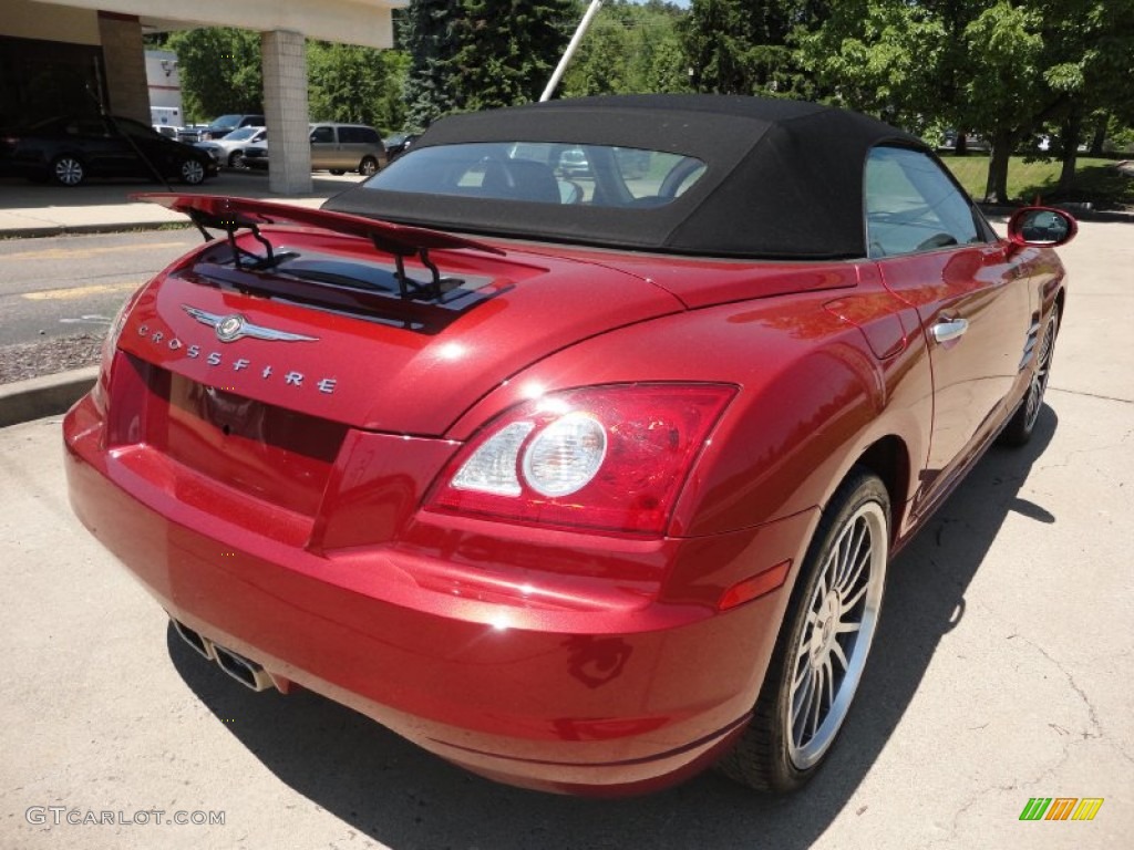 Blaze Red Crystal Pearl 2006 Chrysler Crossfire SE Roadster Exterior Photo #50247613