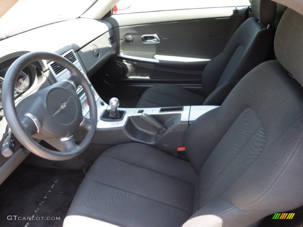 Dark Slate Gray Interior 2006 Chrysler Crossfire SE Roadster Photo #50247640